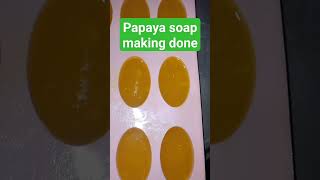 papaya soap making at hometipidtips fyp fypyoutube fypspotted papayasoap [upl. by Arielle]