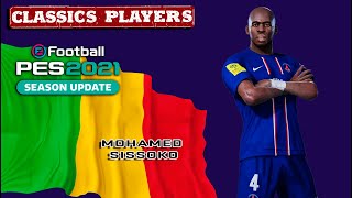 MOHAMED SISSOKO facestats Classics Players How to create in PES 2021 [upl. by Anertak192]