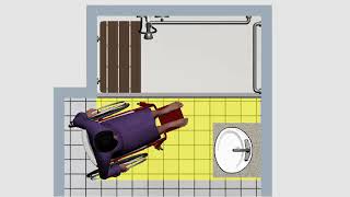 ADA Standards Bathing Facilities Animations [upl. by Enitsud]