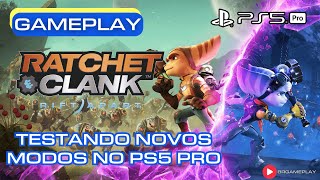 Testando Ratchet amp Clank no PS5 Pro 4K 60fps Ray Tracing [upl. by Elmo609]