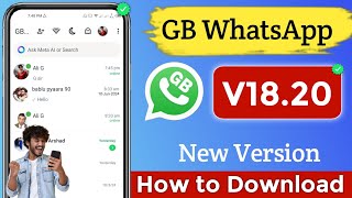 How to Download GB Whatsapp New Version 2024 GB Whatsapp New Version Update Kaise Karen 2024 [upl. by Oinotna]