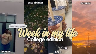 ✨Sixth formcollege vlog week in my life  gym revising being productive  reality [upl. by Volpe]