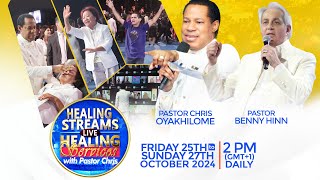 DAY 1  HEALING STREAMS LIVE HEALING SERVICES  PASTOR CHRIS amp PASTOR BENNY HINN [upl. by Marra791]