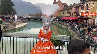 🔴🎥LE MAGNIFIQUE CARNAVAL Vénitien DANNECY [upl. by Magdalena227]