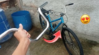 COMPREI GUIDÃO de MOTO pra bike MONTADINHA aro 26 😍😍😱 [upl. by Maurilia]