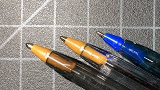 Bic Cristal Pen Explained Xtra Bold vs Xtra Smooth vs Xtra Precise [upl. by Ttevi]