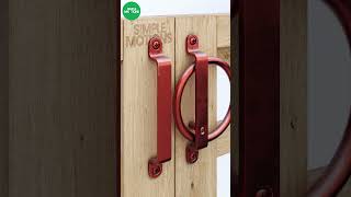 Wooden door latch latch lock gate [upl. by Bridges]