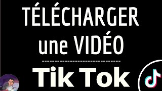 ENREGISTRER sa VIDEO Tik Tok dans GALERIE comment sauvegarder ma vidéo TikTok sur TELEPHONE [upl. by Arivle]