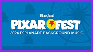 2024 PIXAR Fest Esplanade Area Loop  Disneyland Resort [upl. by Huei]