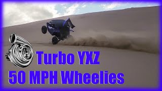 Turbo YXZ 50 MPH Wheelies [upl. by Padriac]