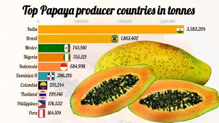 Top Largest papaya Producing countries in the World [upl. by Leasa]