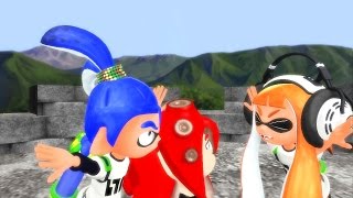 MMD Splatoon  Talking Inklings xD [upl. by Trebloc]