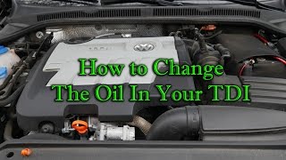 How to Change the Oil in a VW Jetta TDI [upl. by Vaughn]