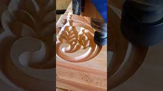 HighSpeed CNC wood carving art Design in 2024 ✅ shorts [upl. by Suoivatram]