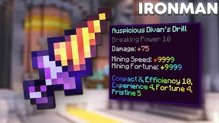 MAXING The DIVANS DRILL  Hypixel Skyblock Ironman 46 [upl. by Llertniuq]