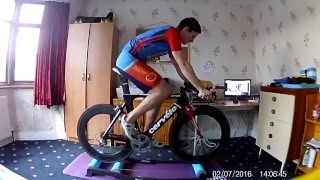 Training with Tacx T1000 Antares Roller Trainer [upl. by Oedama754]