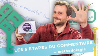 Les 5 étapes du commentaire composé   Bac de français 2025 [upl. by Braden]