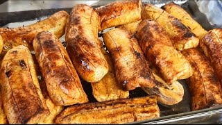 banane plantain mure au four [upl. by Sherman]