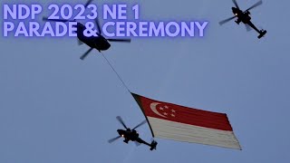 🇸🇬 NDP 2023 NE1  Parade amp Ceremony [upl. by Rawdon161]