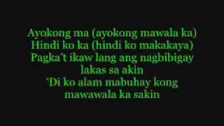 Ayaw kong Mawala Ka with Lyrics rap [upl. by Samira899]