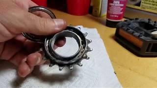 BMX Freewheel Rebuild  Opening without a special tool [upl. by Niasuh]