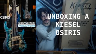 Unboxing a Kiesel Osiris multiscale 8 string [upl. by Hen]