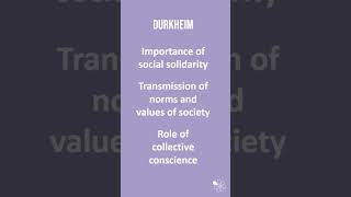 Functionalism and Durkheim  60 Second Sociology Sociological Theory and Debates [upl. by Aciemaj]