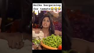 Tamatar de rhe ho ya heeremoti😂anika bargaining😅 ishqbaaz Anika funny sceneishqbaazshortsfeedyt [upl. by Crescin208]