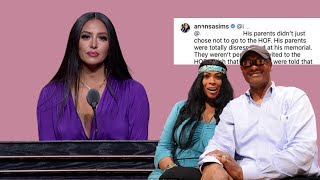 Vanessa Bryant Accused of Disrespecting Kobes ParentsAgain [upl. by Laith267]