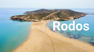 Rodos drone Lindos Prasonisi Kolymbia Tsambika [upl. by Teak]