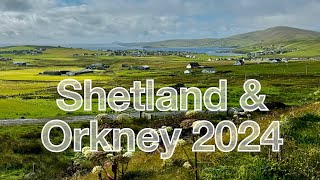 Shetland and Orkney 2024 Animated Maps [upl. by Sosthena]