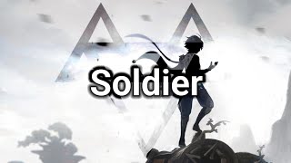 NEFFEX  Soldier Lyrics [upl. by Ybroc]