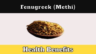 10 Amazing Fenugreek Seeds Benefits [upl. by Latnahs]