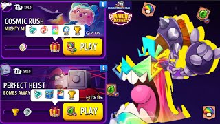 Perfect Heist Bombs Away Rainbow 2750Cosmic Rush Mighty Mushrooms BlowEM Up 85000 Solo Challenge [upl. by Eatnad]