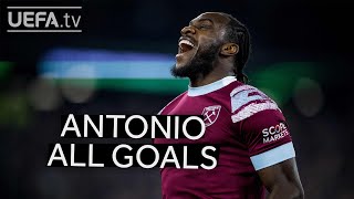 FIORENTINA v WEST HAM  Michail ANTONIO All UECL GOALS [upl. by Naul615]