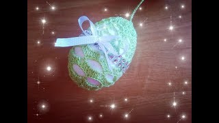 Pisanka na szydełku nr 3 2018 Crochet easter egg [upl. by Rosa134]