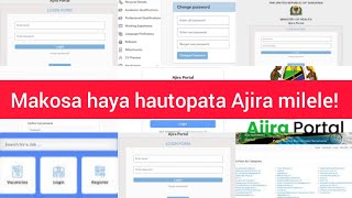 Ajira Portal mambo muhimu ya kuzingatia upate ajira [upl. by Nataline]