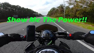 Z900 Aftermarket AIr filter Review does it make more power [upl. by Edieh]