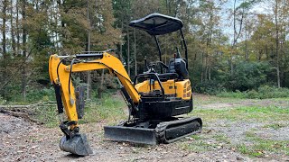 Buying the CHEAPEST Chinese mini excavator on facebook marketplace [upl. by Cilla]