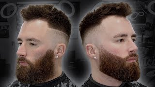 Best Beard Tutorial on Youtube 💯 How to Fade Shape and Razor Line [upl. by Olenka]