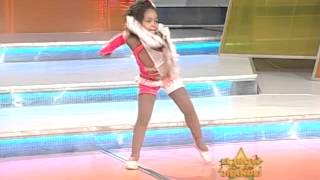 Bebita de 4 años bailando como toda una bailarina en El Show de los Grandes [upl. by Anibas472]