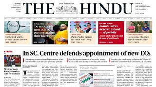 21 March 2024  The Hindu Newspaper Analysis  Daily Current Affairs  UPSC Prelims amp Mains 2024 [upl. by Nosmoht]