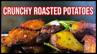 Crunchy Roasted Potatoes  Oven Roasted Potatoes Recipe [upl. by Salomie]