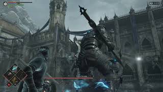 Demons Souls Tower Knight battle using Royalty Build [upl. by Lamson818]