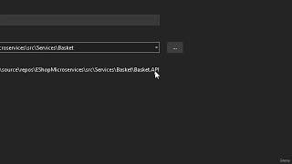 8 002 Create AspNet Web API for BasketAPI Microservice in Microservices Solution [upl. by Ten729]