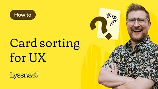 How to do card sorting for UX design and research [upl. by Nazar134]