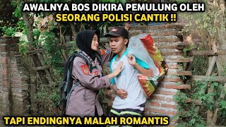 BOS DIKIRA PEMULUNG OLEH SEORANG POLISI CANTIK  TAPI ENDINGNYA MALAH JADI ROMANTIS [upl. by Hasseman864]