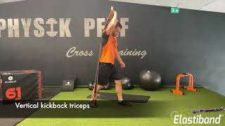 Exercise 13  Vertical triceps kickback with Elastiband® English version [upl. by Shulman155]