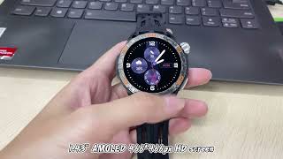 LA102 outdoor sport smart watch with Amoled display [upl. by Eeral616]