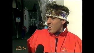 Winter Olympic Games Albertville 1992  interview Vunderink Bos Veldkamp 10 km [upl. by Keisling]